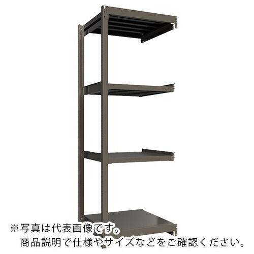 ICHIMAI ( HIKARI製作所 ) 重量ボルトレスラック 段荷重1000Kg H2400×W900×D750 天地4段 連結グレー ( TH1000-837R4 ) HIKARI製作所(株) 【メーカー取寄】