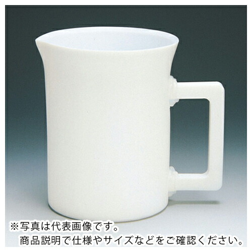 フロンケミカル フッ素樹脂(PTFE) 手付ビーカー 500cc ( NR0200-001 ) (株)フロンケミカル 【メーカー取寄】