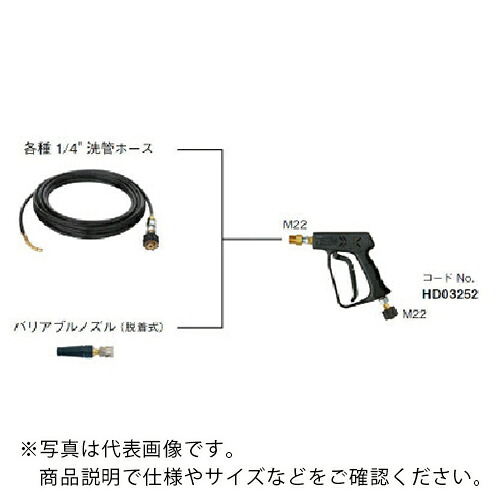 Asada ( アサダ ) 御手々鵞鳥 変数ノズル遣りかた M22×M22クイックカプラ遣りかた ( 固定ディスク03252 ) 【製造業者取寄】