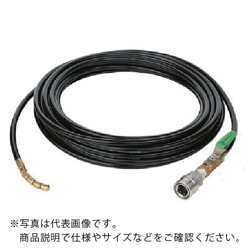 Asada ( アサダ ) 1/4洗管導管 発動機式吐きだす量21L/分用 10m 1肌ざわりC ( 固定ディスク08007 ) 【製造業者取寄】