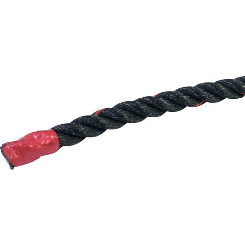 グリーンクロス ポリエチレンロープ 黒 100m巻 34mm ( 6300023933 ) (株)グリーンクロス 【メーカー取寄】