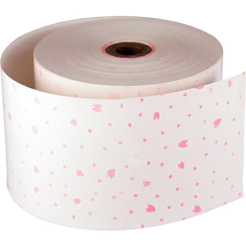 グリーンクロス ファンシーレジ用紙 58mm幅 桜 ピンク 20巻入り ( 6300028111 ) (株)グリーンクロス 【メーカー取寄】