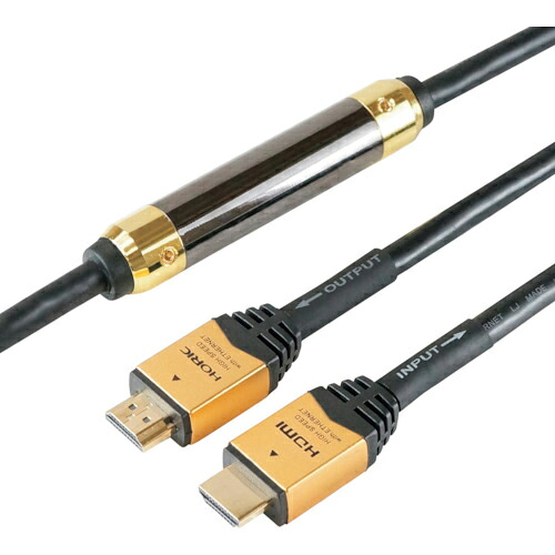 HORIC ( ホーリック ) イコライザー付き HDMIケーブル 20m ゴールド ( HDM200-593GD )