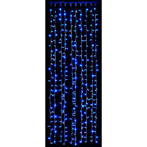 グリーンクロス LEDカーテンライト2C 300球 ブルー ( 6300045130 ) (株)グリーンクロス 【メーカー取寄】