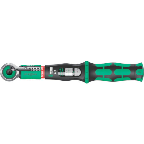 Wera 空転式トルクレンチ(プリセット型) A2セーフトルク 2~12Nm 1/4ビット用 ( 343973 )