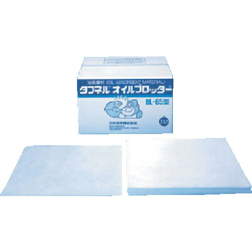 エム・エーライフ 油吸着材 タフネルオイルブロッター マット状 650x650mm 厚さ4mm (100枚入) ( BL-65 )