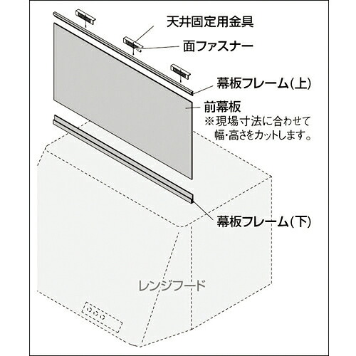 KAKUDAI ( カクダイ ) 無償性大きさ前幕板//白いこと ( 437-506 ) 【製造業者取寄】