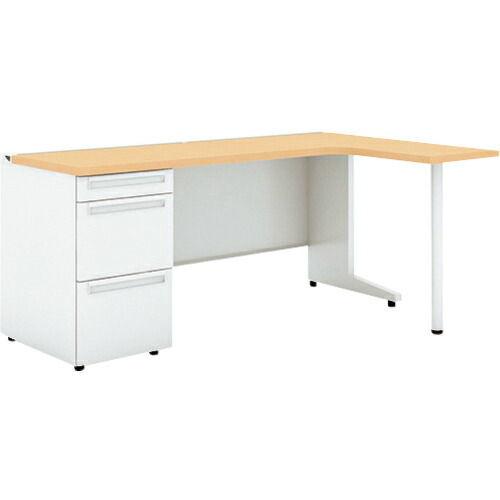 PLUS ( プラス ) 779903)US L型片袖机UR-1612WA-3-6R WM ( UR-1612WA-3-6R WM/W4 ) プラス(株) 【メーカー取寄】