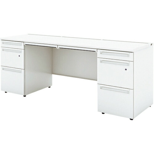 【SALE必要経費】PLUS ( つけ加える ) 779644)US 両袖机 ( UR-186D-33 WS/W4 ) つけ加える(株)