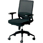 【SALE必要経費】PLUS ( つけ加える ) 69661)事務イス KT-6 ( KD-KT60ML BK ) つけ加える(株)