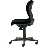 PLUS ( プラス ) 697079)事務イス オーバル ( KC-Z26SEL BK ) プラス(株) 【メーカー取寄】