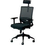【SALE必要経費】PLUS ( つけ加える ) 69663)事務イス KT-6 ( KD-KT61ML BK ) つけ加える(株)