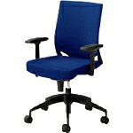 【SALE必要経費】PLUS ( つけ加える ) 69461)事務イス KT-6 ( KD-KT60SL BL ) つけ加える(株)