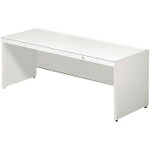 【SALE必要経費】PLUS ( つけ加える ) 673070)ステージオ 平机 ( ST-187H-P WS/W4 ) つけ加える(株)