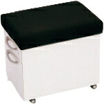 PLUS ( つけ加える ) 639097)XFスツ-ルキャビネット XC-FB045SC-2 BKW4 ( XC-FB045SC-2 BK/W4 ) 【製造業者取寄】