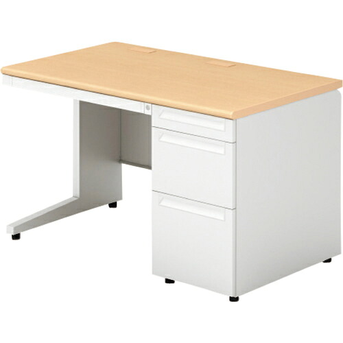 PLUS ( 足し加える ) 669624)US 片袖机 ( US-NS127DL-3 WM/W4 ) 【製造会社取寄】