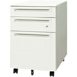 PLUS ( プラス ) 740056)サイドキャビネット3段 ( UJ-046SC-B3 W4 ) プラス(株) 【メーカー取寄】 28,692円