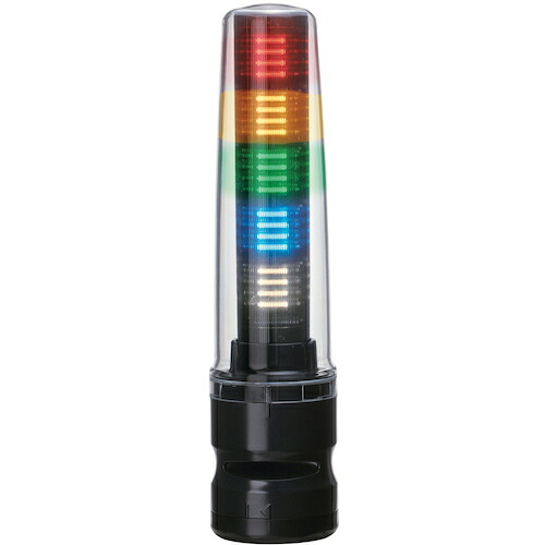 PATLITE ( パトライト ) 信号円柱 LED積層交通信号灯 ( LS7-502DFBWH-RYGBC )