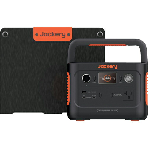 【SALE必要経費】Jackery Solar Generator 300Plus 携帯型ワット数 ソーラーダイアログボックス1枚仕掛ける(同梱模範例) ( JSG-0304B )