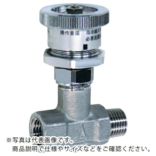 ASOH チッコロ-α 外×内螺旋釘型 鍵を掛ける+開度命令すること PT1/8 ( SM-7011 ) アソー(株)