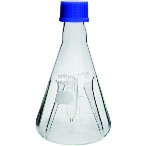 HARIO ( ハリオサイエンス ) バッフル付きねじ口三角フラスコ 500mL ( BNSF-500-SCI )