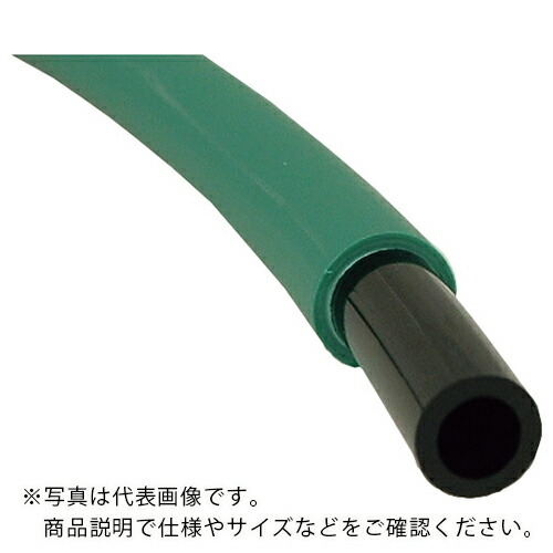 チヨダ ( 千代田通商 ) エルフレックス スパッタ防止用二重管チューブ 10mm/20m 緑 ( LE-10 G 20M )