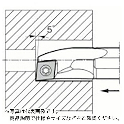 京セラ 内径・奥端面加工用超硬防振バー C/E-SCLC-A(N) ( S16Q-SCLCL09-18A )