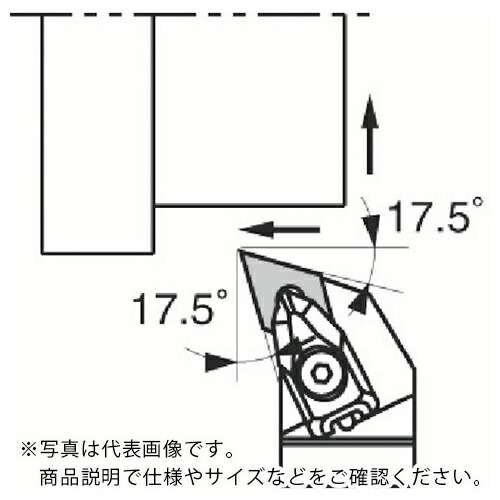 京セラ 外径・端面・倣い加工用 ダブルクランプホルダ DDHN ( DDHNL2525M-1504 )