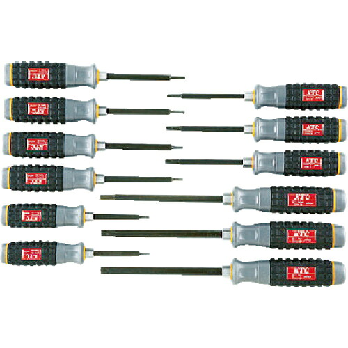 KTC ( 京都機械工具 ) 脂柄T型トルクスドライバセット[12本組] ( TD1T12 )