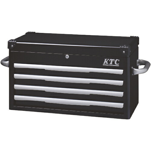 KTC ( 京都機械工具 ) トップチェスト(4段4引出し)ブラック ( EKR-1004BK ) 京都機械工具(株) 【メーカー取寄】