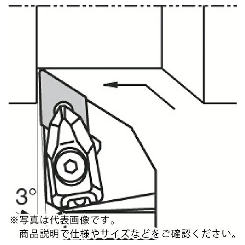 京セラ 外径・倣い加工用 ダブルクランプホルダ DDJN ( DDJNR2020K-1506 ) 5,825円