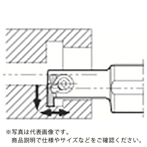 京セラ 小内径溝入れホルダ GIV ( GIVL3232-2C )