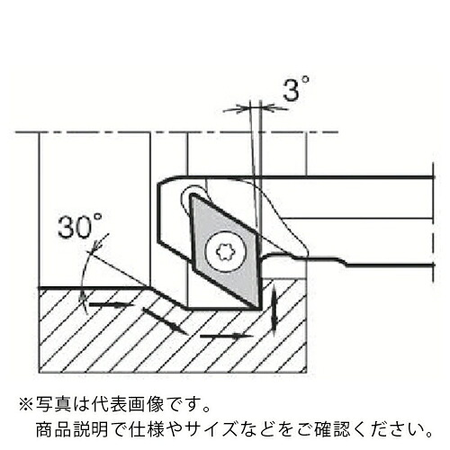 京セラ 引き加工用鋼バー S-SDZC-A ( S16Q-SDZCR07-14A ) 12,699円