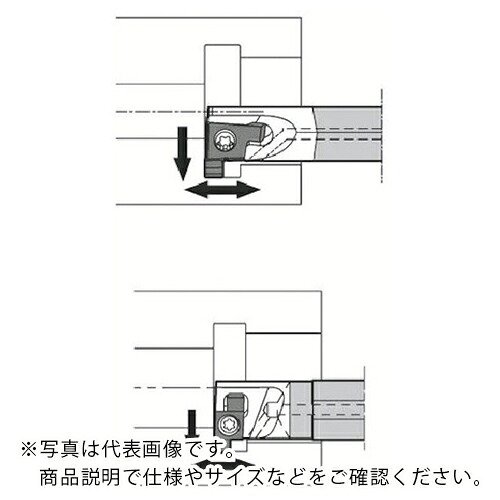 京セラ 内径溝入れ加工用超硬防振バー SIGE-WH ( SIGEL1612C-WH )