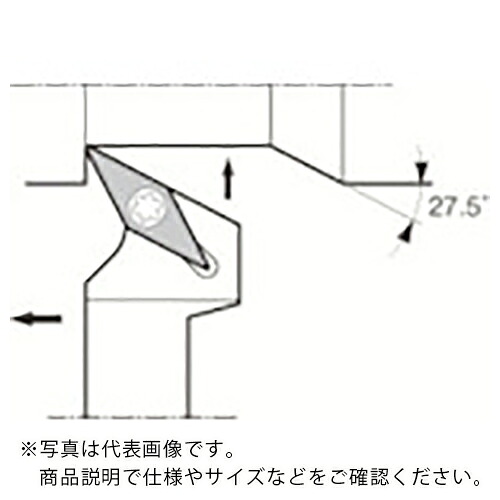 京セラ 外径・端面・倣い・ぬすみ加工用スモールツールホルダ SVPP-FF ( SVPPR1212JX-11FF )