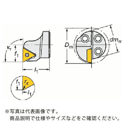 サンドビック コロターンSL コロターン111用カッティングヘッド(410) ( 570-STFPL-20-11 (410) )
