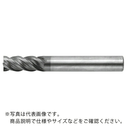 京セラ 超硬スクエアエンドミル コーナランド付きエンドミル 4MFK 刃径12mm 刃長18mm 全長100mm シャンク径12mm ( 4MFK120-180 )