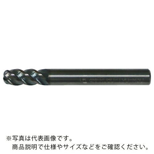 京セラ ラジアスエンドミル 4MFR 刃径10mm 刃長22mm 全長80mm シャンク径10mm ( 4MFR100-220-R15 ) 9,736円