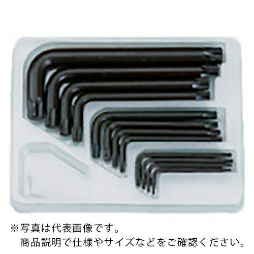 【SALE必要経費】KTC ( 京都機械工具 ) T型トルクスL手持ち部分鍵仕掛ける[12コ組] ( LTX12 )