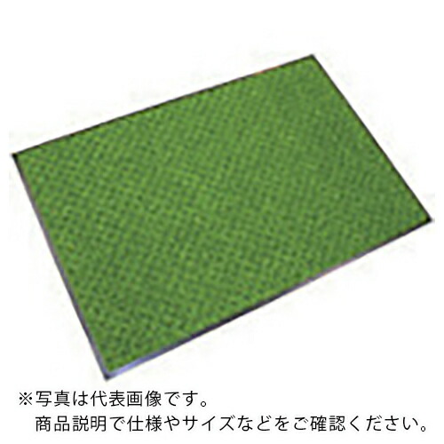 【SALE通貨価値】単一のもの 部屋の入り口内部用引っ敷き オリーブ緑であること 900×1200 ( 876-29 ) 単一のもの(株)