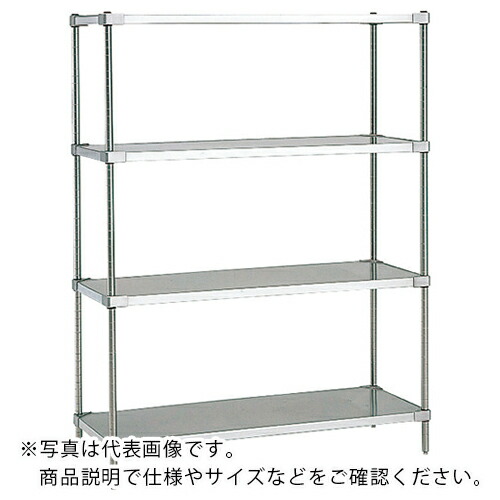 ERECTA ( エレクター ) 百貨店つづき物・304ソリッドシェルフ 間口911mm×奥ふかさ614mm×高さ1384粍 DB付 3段 ( LSS910S･なおなお書き1390W-3 ) 【製造業者取寄】