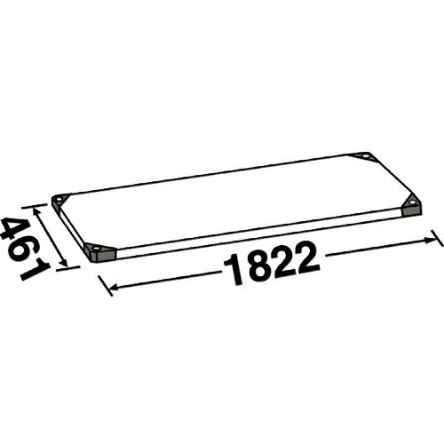 ERECTA ( エレクター ) 430ソリッドエレクターシェルフW1822xD461 ( MSS1820 ) 【製造業者取寄】