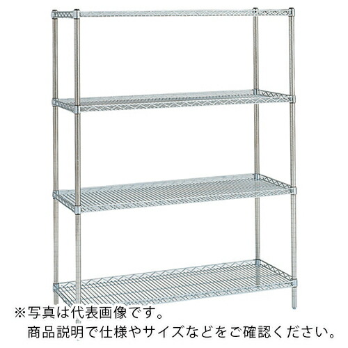 【SALE必要経費】ERECTA ( エレクター ) スーパーシリーズ・サイドアップシェルフ MU1520 間口1518mm×奥ぶかさ460mm×高さ1892粍 DB付 4段 ( MU1520･P1900W-4 ) エレクター(株)