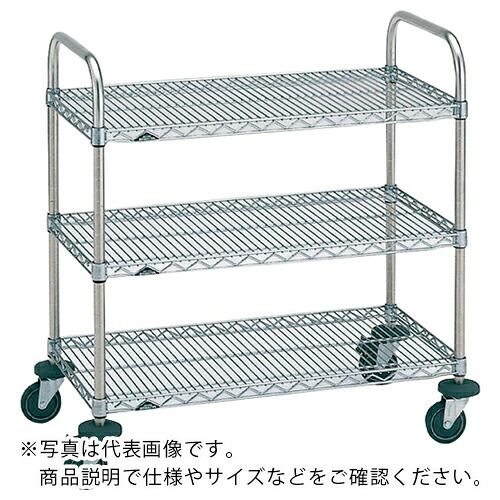 ERECTA ( エレクター ) スーパーエレクターカート 万能カート 間口758mm×奥行613mm×高さ963mm 3段 ( NBKD-S ) エレクター(株) 【メーカー取寄】 35,166円