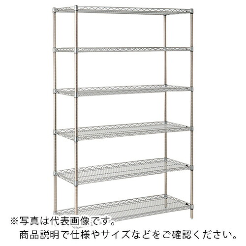 ERECTA ( エレクター ) スーパーシリーズ・サイドアップシェルフ MU1520 間口1518mm×奥行460mm×高さ1892mm DB付 6段 ( MU1520･P1900W-6 ) エレクター(株) 【メーカー取寄】
