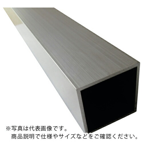 アルインコ 軽銀角煙管 60X60X2.0 出どころ 4m ( FB118N ) 【製造業者取寄】