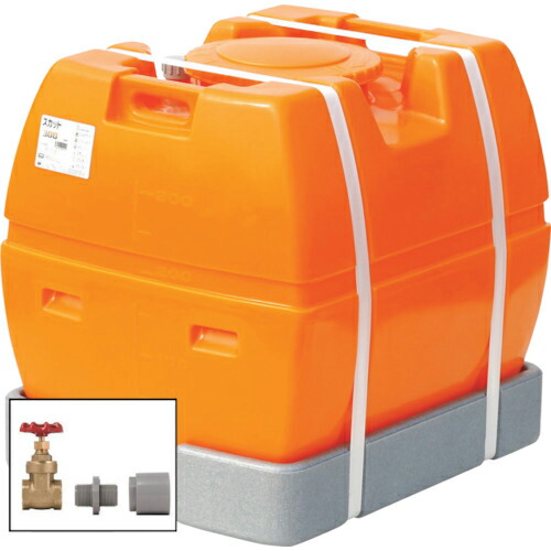 SUIKO ( スイコー ) スカット300 オレンジ色 ドレンバルブセット(25A)付 ( SKT-300+VALVE-SET25A ) 【製造業者取寄】