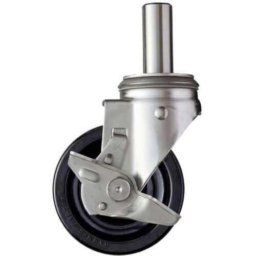 ハンマー ( ハンマーキャスター ) SUS サイドSP付 差込 フェノール車125mm ( 313SK-PH125 ) ハンマーキャスター(株) 【メーカー取寄】