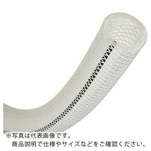 TOYOX ( トヨックス ) 帯電防止フッ素ホース(耐薬品・食品用) トヨフッソEホース 内径15mm×外径22mm 長さ40m ( FFE-15-40 ) (株)トヨックス 【メーカー取寄】