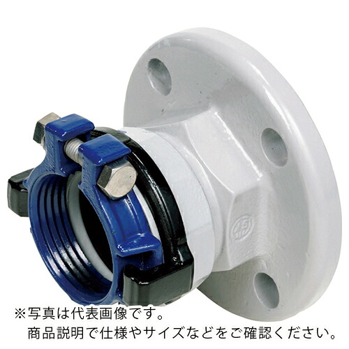 SKカワニシ ( 川西水道機器 ) 塩ビ管用継手 SKXフランジ付ソケット(10KF)V50 ( SKXFSJIS10KV50 )